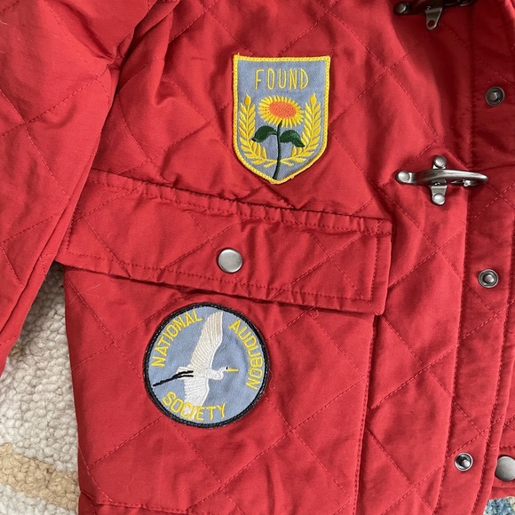 Found red patchwork jacket - Picture 5 of 7